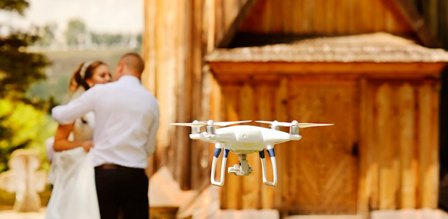 ¿Cuál es el impacto de los drones en la fotografía de bodas?